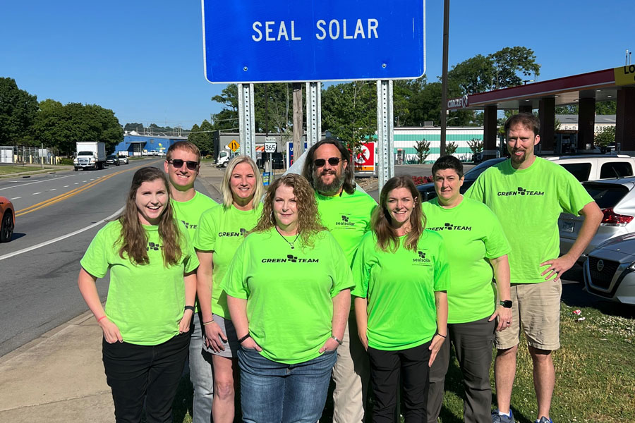 Seal Solar Green Team on AR Highway 365